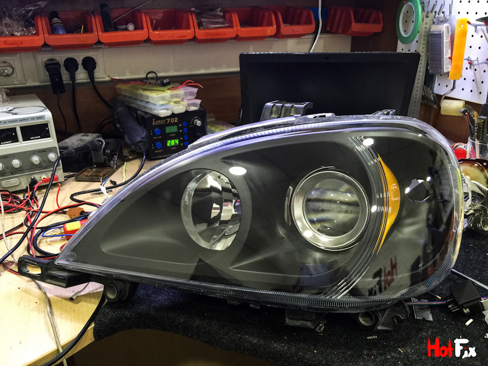 Mercedes ML Amg — ретрофит оптики фар — HotFix на DRIVE2