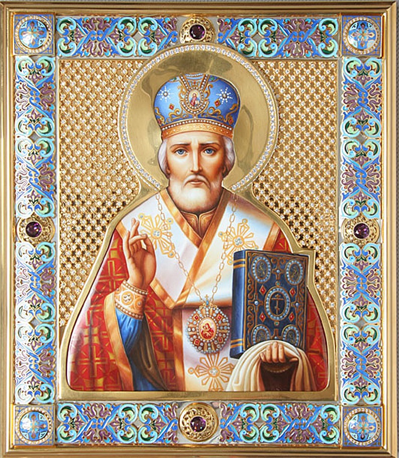 Икона николая чудотворца фото зимнего