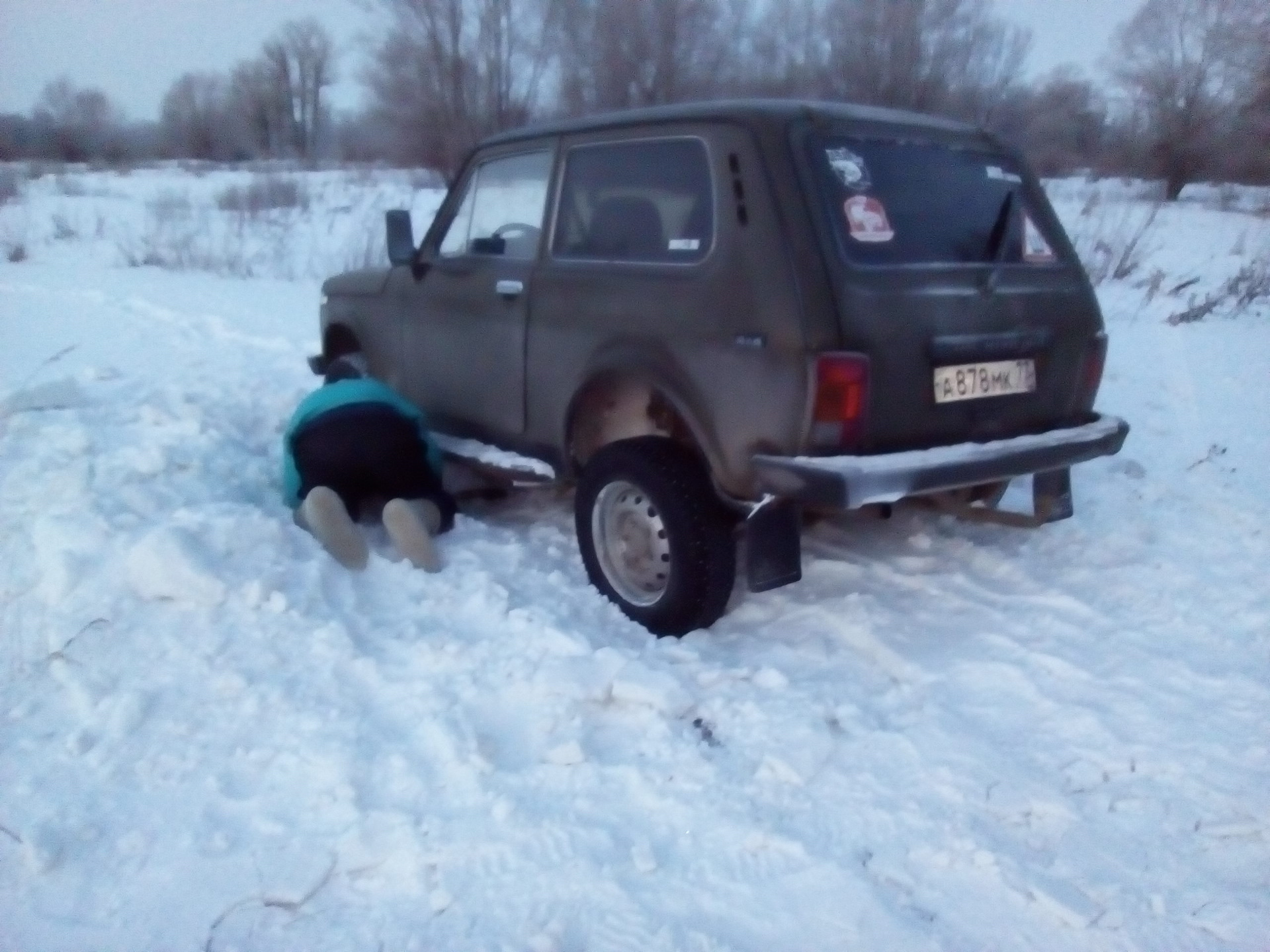 За щукой — попытка №3. Не то что ожидали, но все же с уловом! — Lada 4x4  3D, 1,7 л, 1996 года | другое | DRIVE2