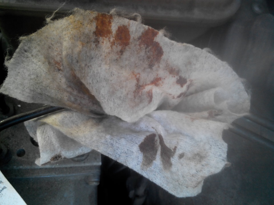 Эмульсия в расширительном — Volkswagen Passat B5, 1,8 л, 2002 года ...