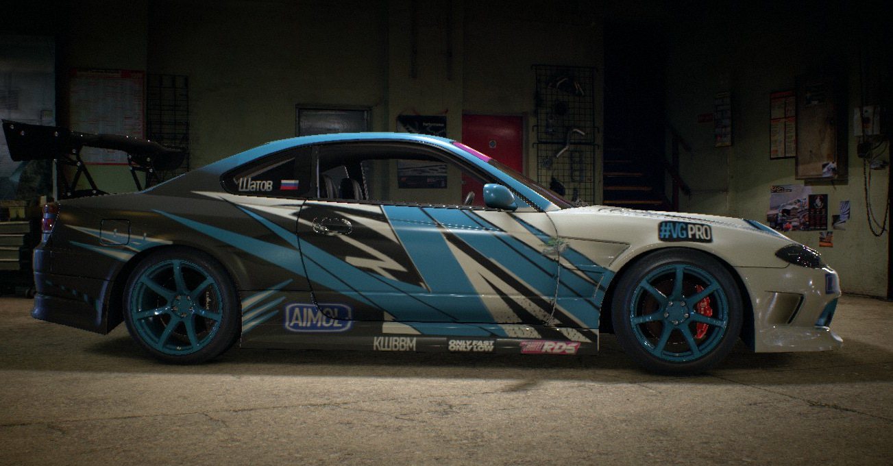 Nissan 180sx livery развёртка