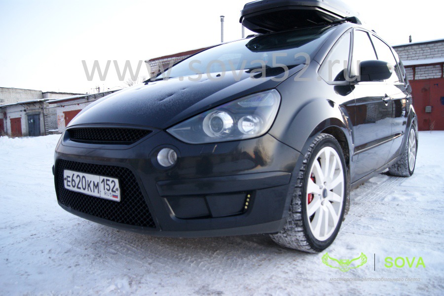 ксиноновые фары с линзами для ford s-max