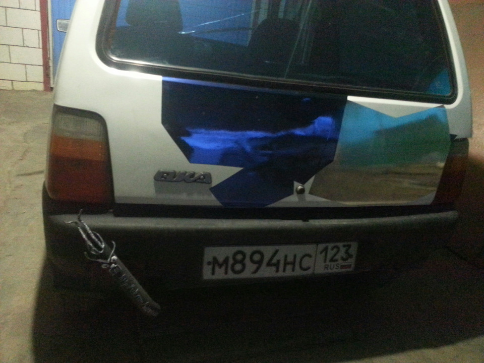 Глушитель — Lada Ока 11113, 1999 года | стайлинг | DRIVE2