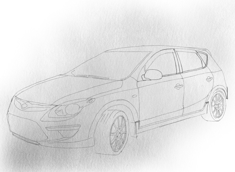 hyundai solaris чертеж