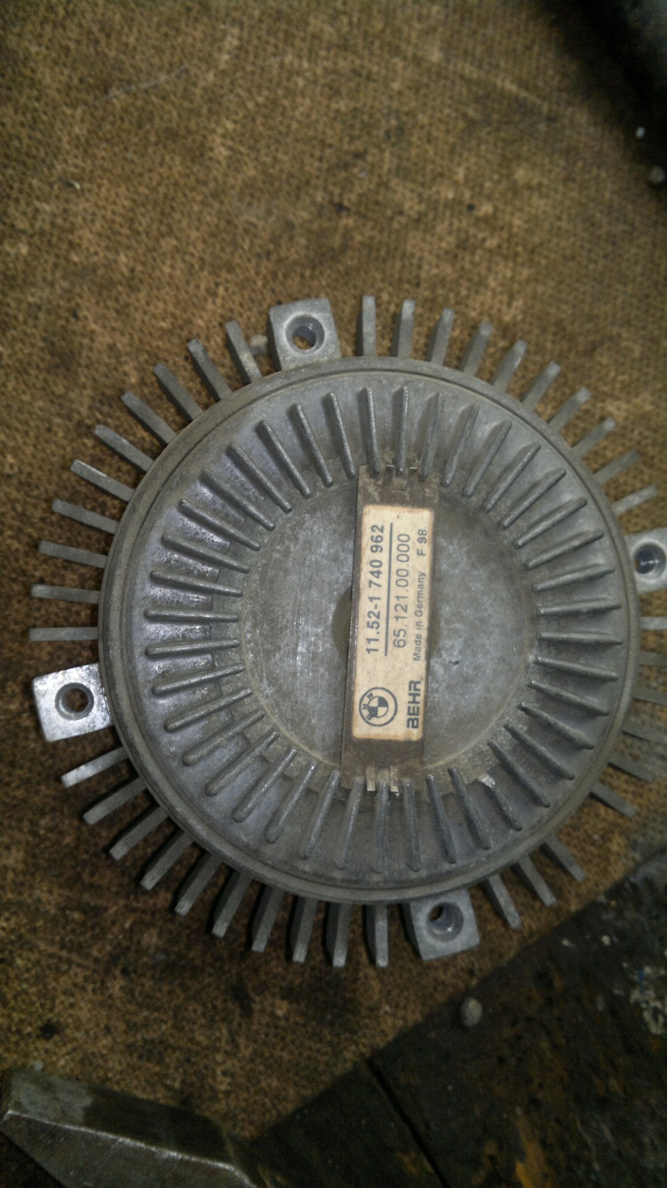 Замена вискомуфта — BMW 5 series (E39), 2,8 л, 1999 года | своими ...