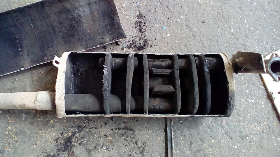 доработка глушителя. — ГАЗ 2410, 2,4 л, 1986 года | тюнинг | DRIVE2