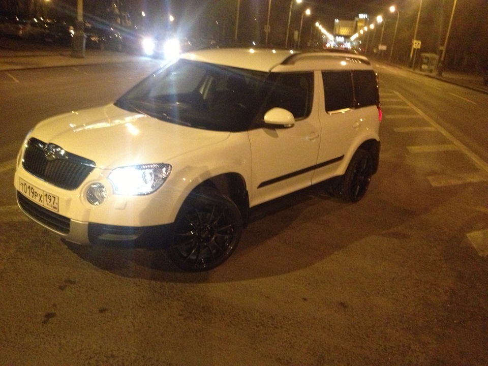 skoda yeti зима