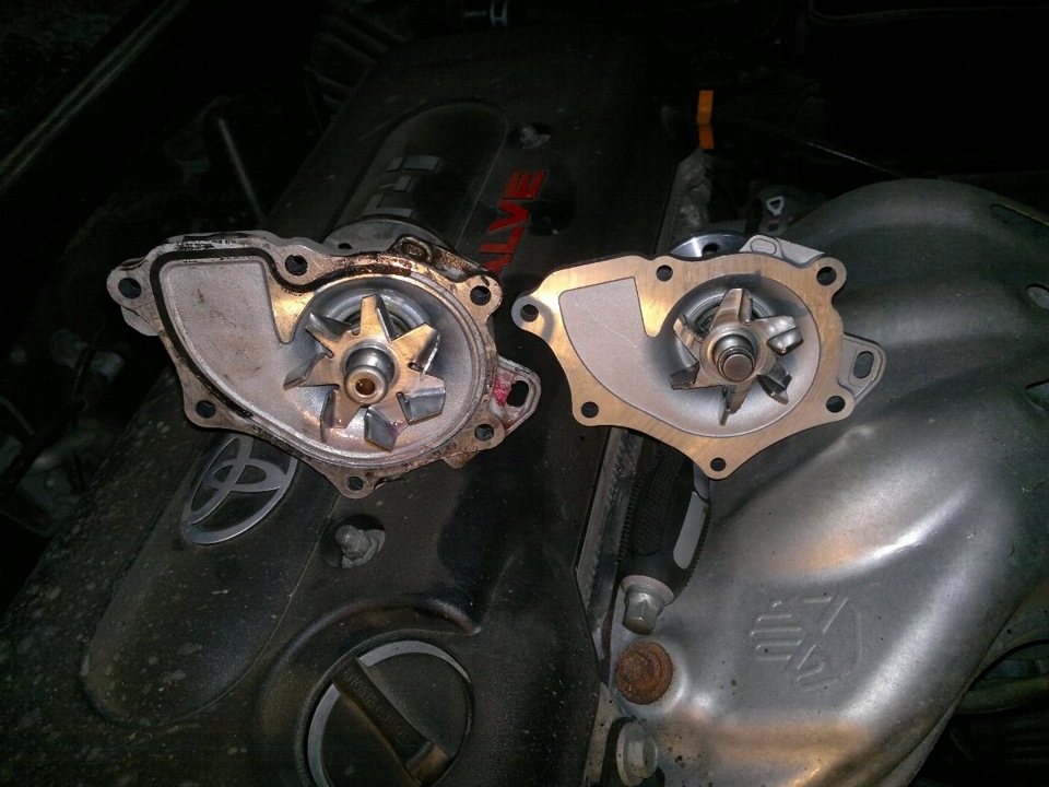 Фотоотчет-инструкция по замене помпы на 2AZ-FE Camry ACV40 — Toyota ...