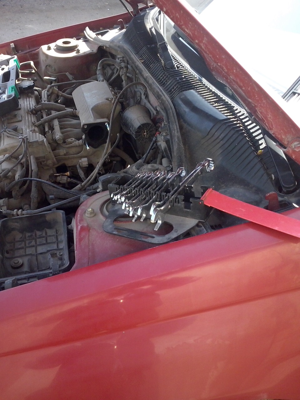 Чистка блока дроссельной заслонки — Toyota Carina E, 1,6 л, 1992 года ...