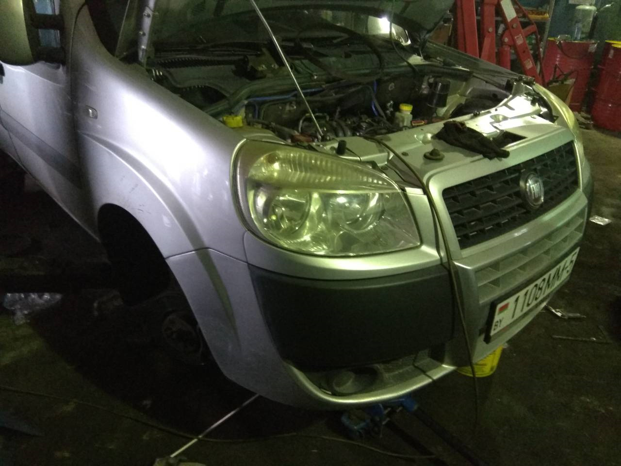 Большое ТО — FIAT Doblo (1G), 1,4 л, 2008 года | плановое ТО | DRIVE2