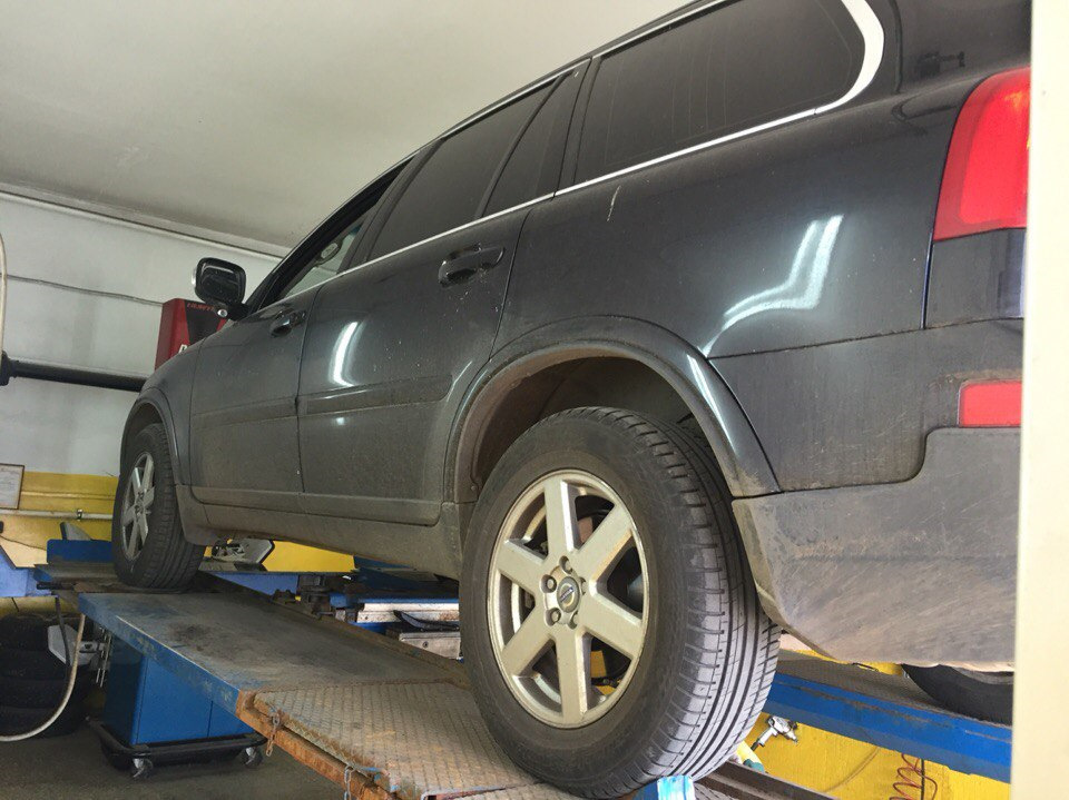 Регулировка сход-развала на а/м — Volvo XC90 (1G), 2,4 л, 2008 года ...