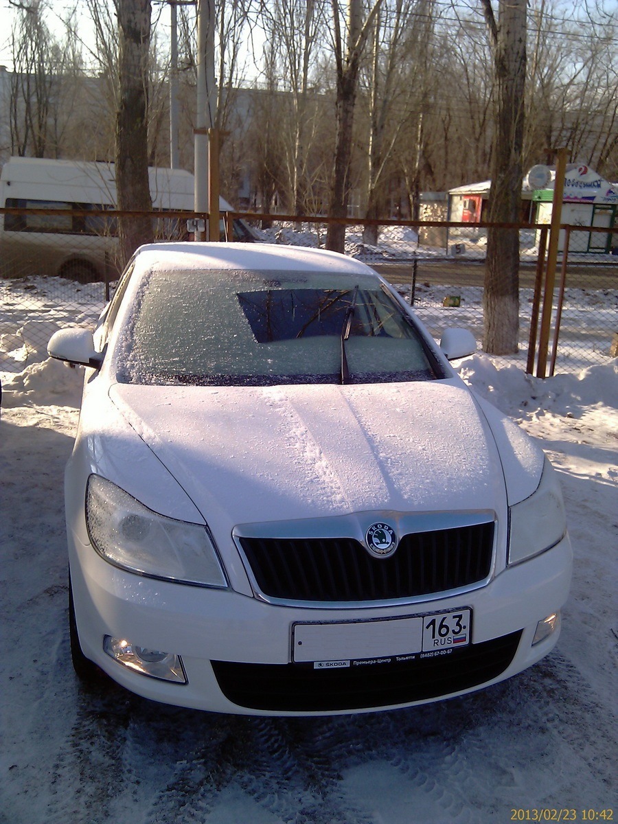 Как не поцарапать лобовое стекло зимой — может кому пригодится! — Skoda  Octavia A5 Mk2, 1,8 л, 2012 года | другое | DRIVE2