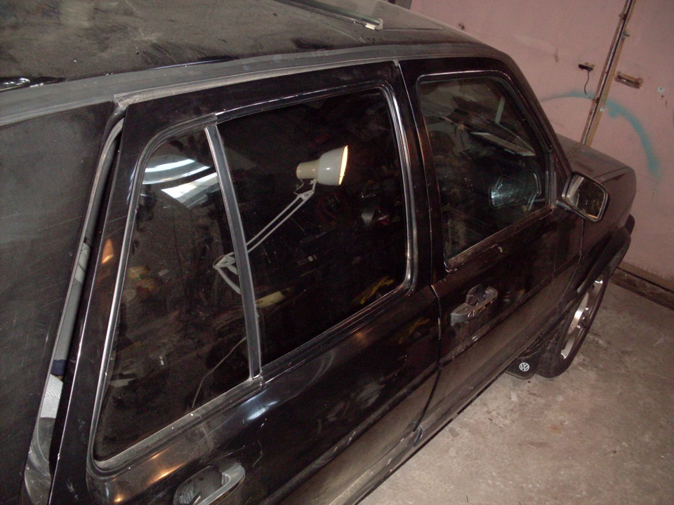 Уплотнители дверных стекол от Golf 3 на Golf 2 — Volkswagen Golf Mk2, 1 ...