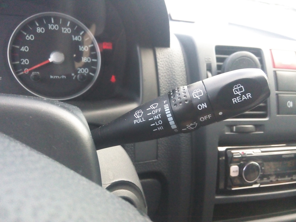 Переключатель дворников дорестайл на рестайл — Hyundai Getz, 1,4 л ...