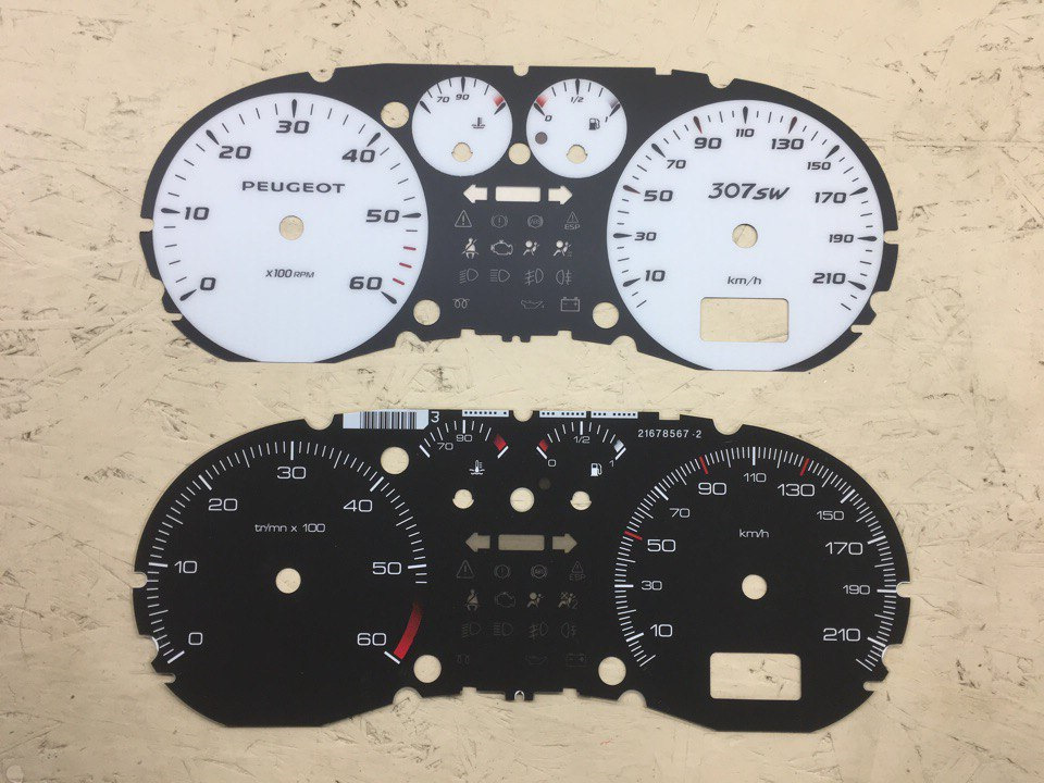 Панель приборов пежо 307 обозначения