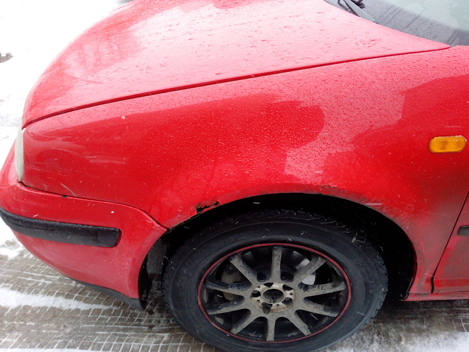 Новое крыло для Гошана — Volkswagen Golf Mk4, 1,6 л, 1998 года ...