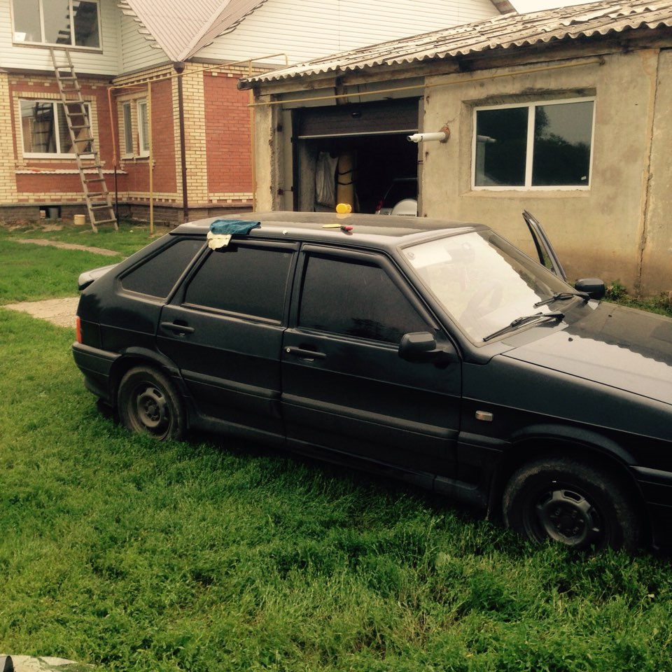 Тонировка и резинки на форсунках — Lada 2114, 1,5 л, 2006 года ...