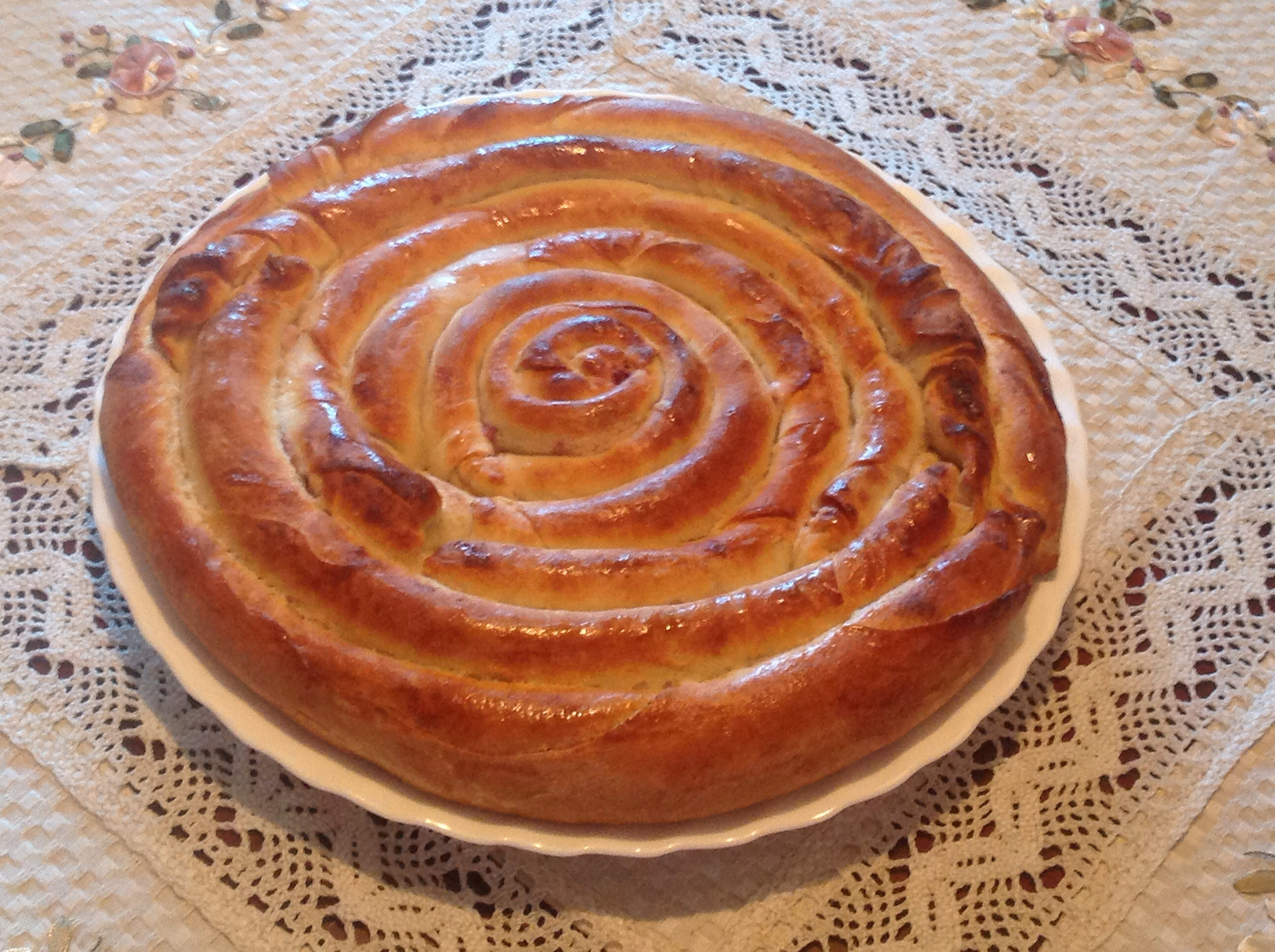Пирог улитка Бурек