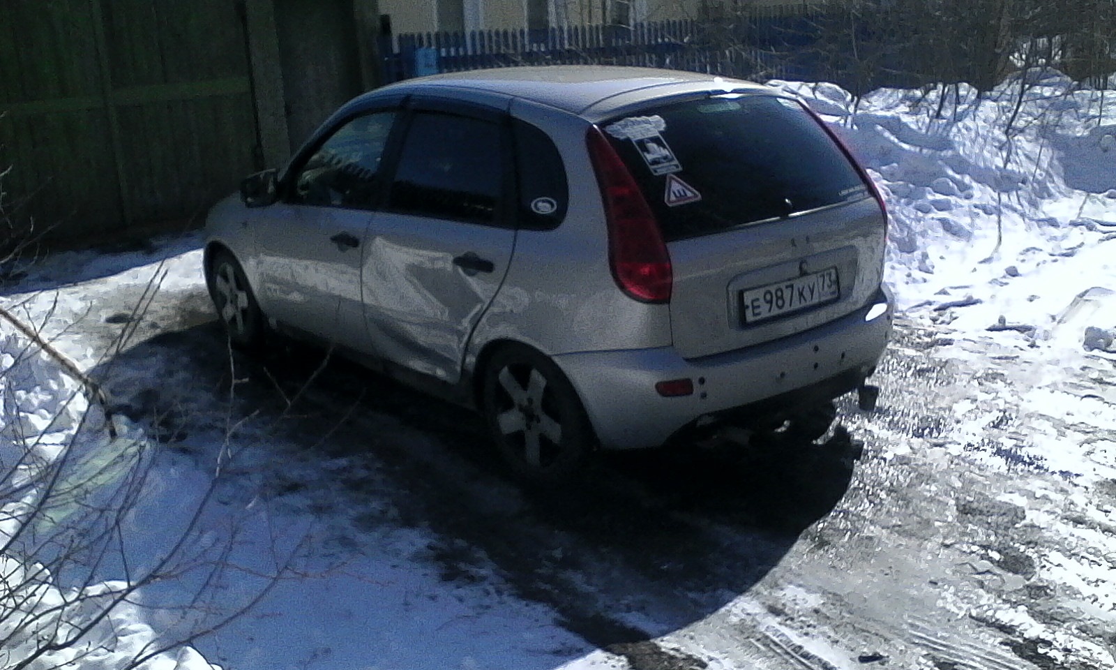 Литые диски. — Lada Калина Хэтчбек (1G), 1,4 л, 2008 года | колёсные ...