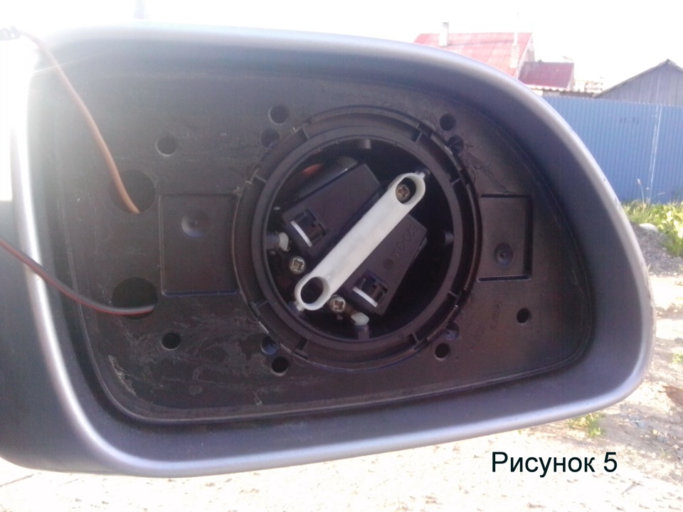 Разборка бокового зеркала с электроуправлением и подогревом. !Сперва ...