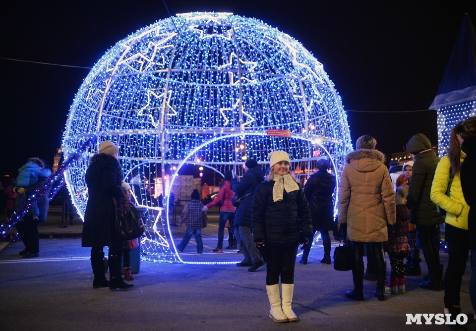 Тула открыта. Городская елка Зеленодольск 2016.