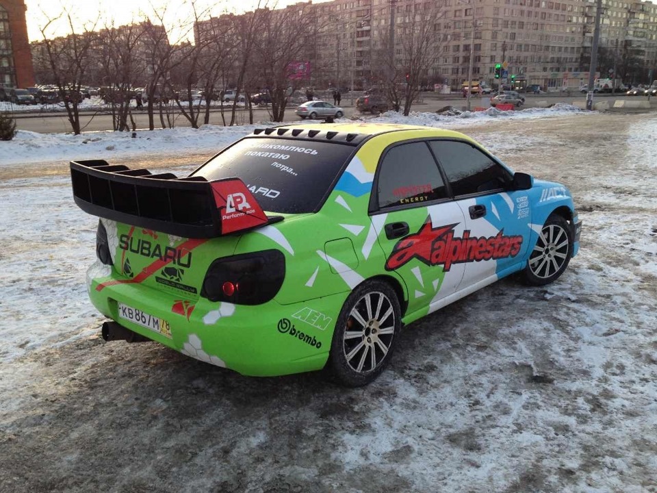 Субару Импреза WRX винил