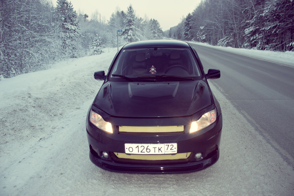 Зима Не близко. Зима тут. Утепление пластиковой моськи. — LADA Гранта ...