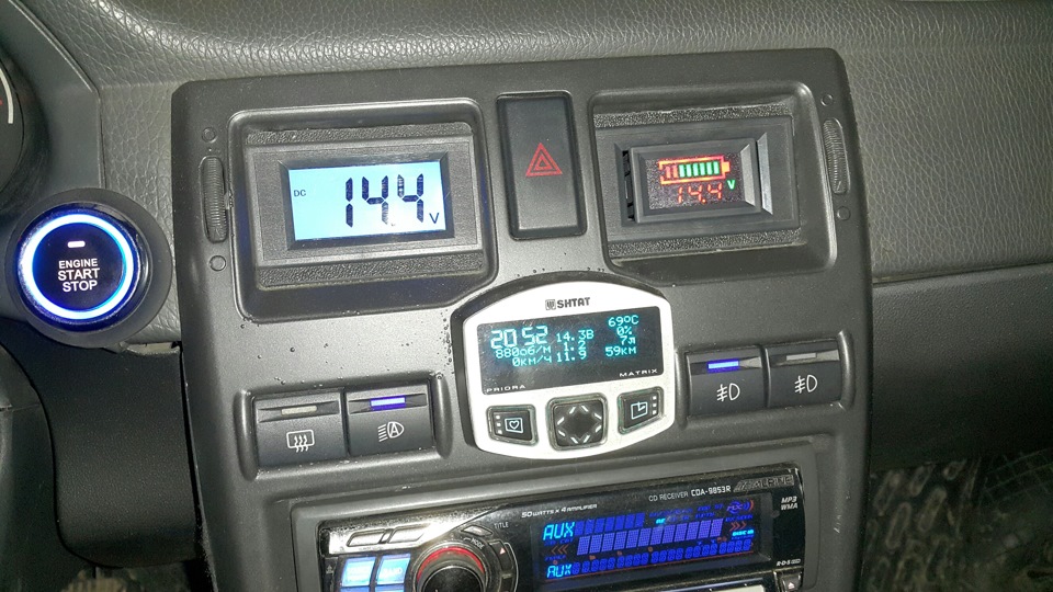 Замена алпайна на алпайн))) — Lada Приора седан, 1,6 л, 2008 года ...