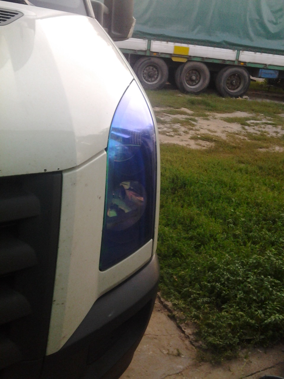 бронь пленка на фары — Volkswagen Crafter (1G), 2,5 л, 2009 года ...