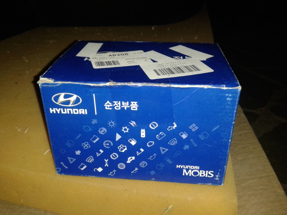 Замена топливного фильтра — Hyundai Getz, 1,3 л, 2004 года | своими ...