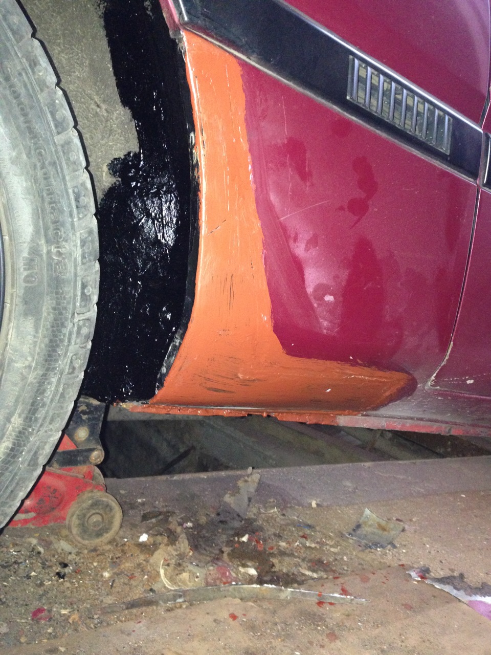 Заварка элементов машины в г. Витебск — Mitsubishi Eclipse (1G), 2 л ...