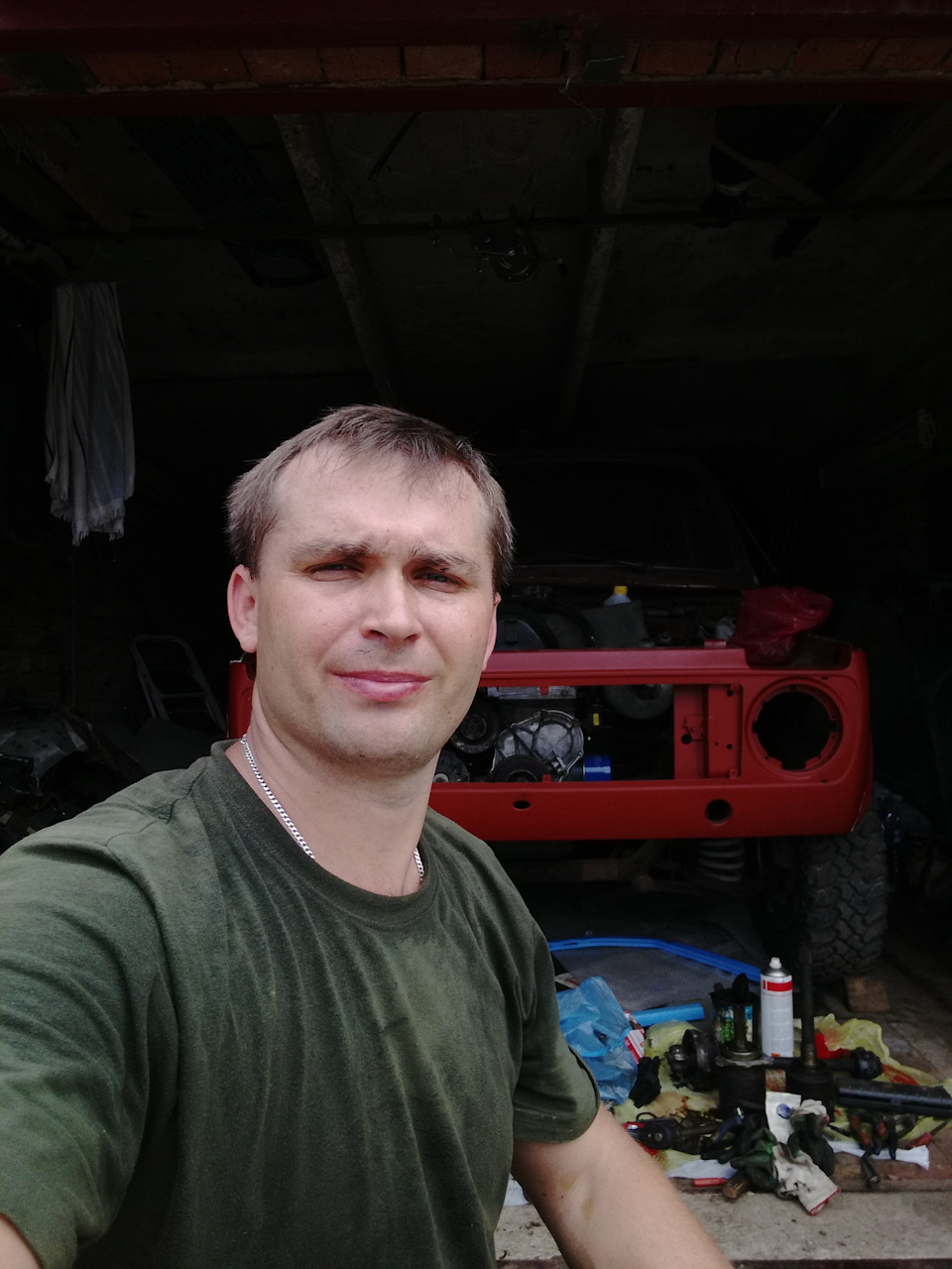 Подготавливаю к установке КПП, РПМ и РКП — Lada 4x4 3D, 1,6 л, 1983 ...