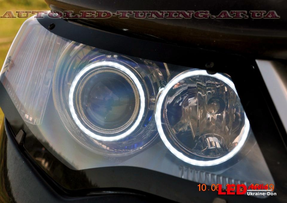 Mitsubishi Outlander XL светодиодные ангельские глаза, подсветка линз ...