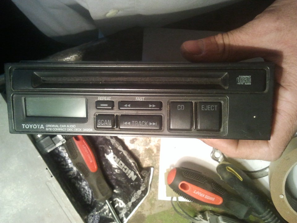 Коллекция японских автомагнитол — Toyota Carina (3G), 1,8 л, 1983 года ...