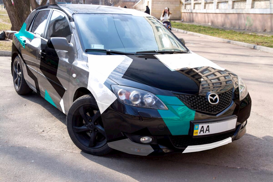 Mazda 3 BK камуфляж