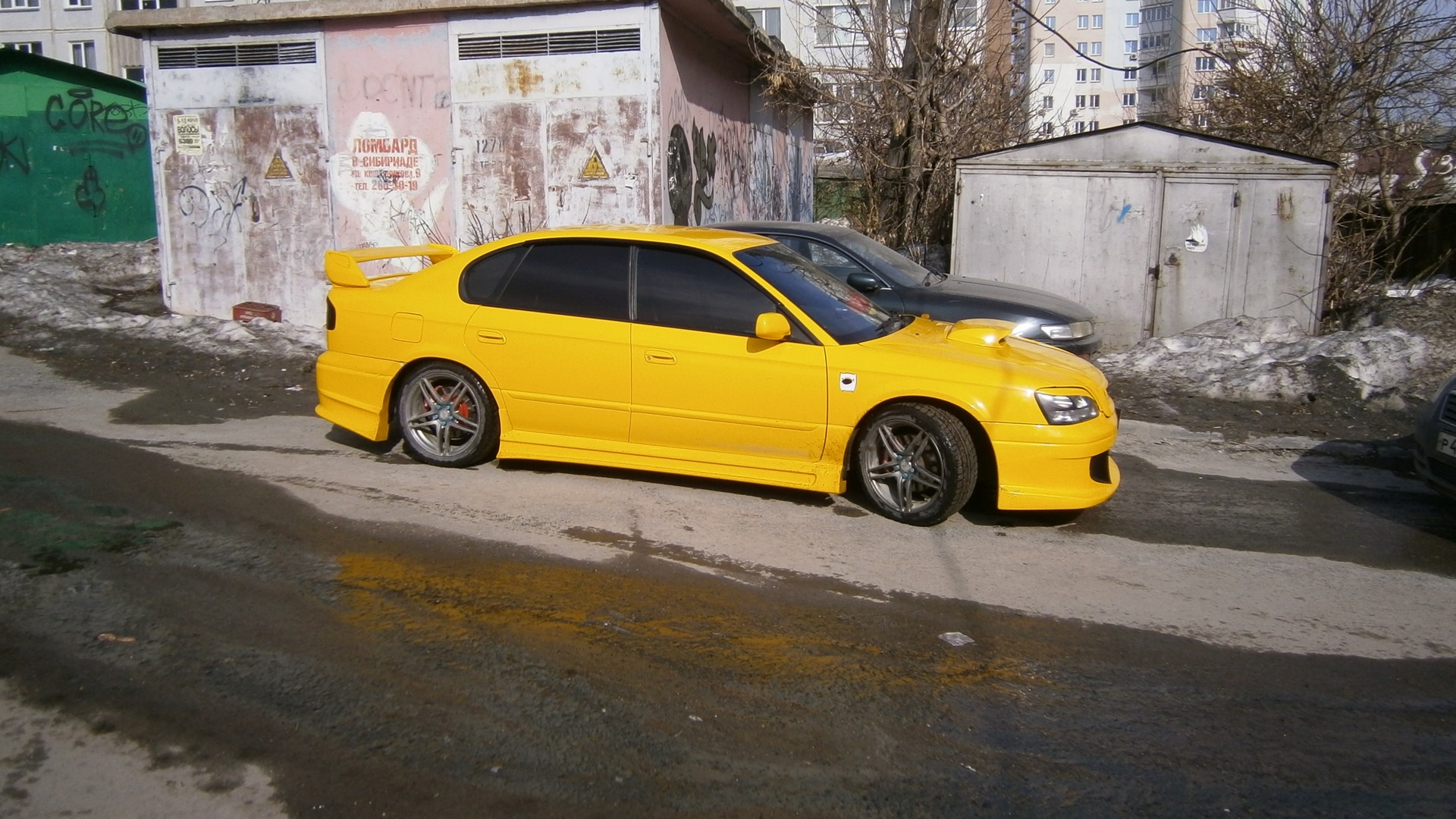 Subaru Legacy (BE/BH/BT) 2.0 бензиновый 2003 | желтая пуля))) на DRIVE2