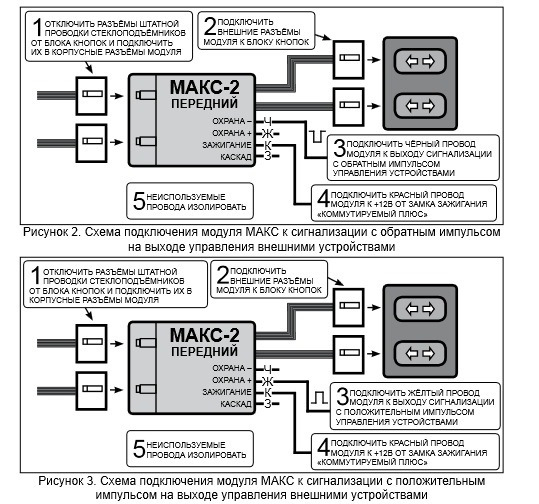 Контроллер стеклоподъемников макс 2 инструкция