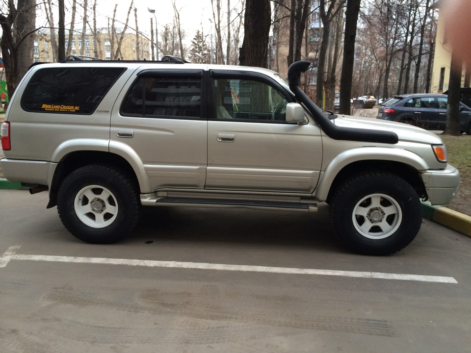 Сменил на зиму резину — Toyota 4Runner (III) (185), 3,4 л, 2000 года ...