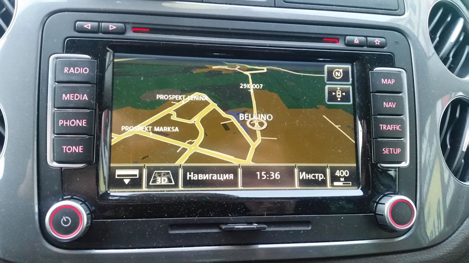 RNS510 после обновления карт — Volkswagen Tiguan (1G)