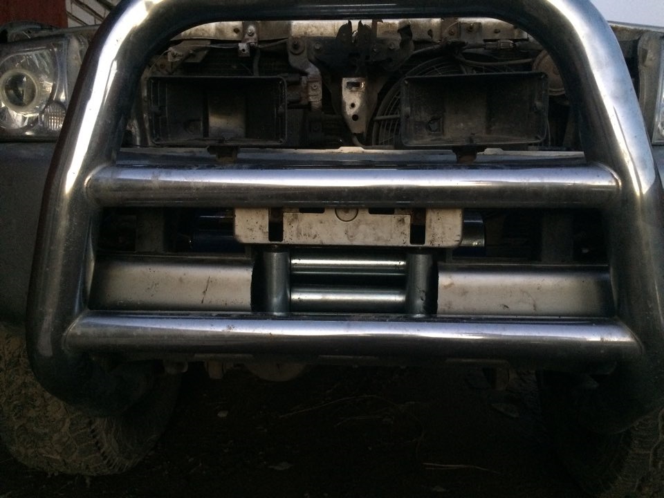 Установка лебедки на патруль — DRIVE2