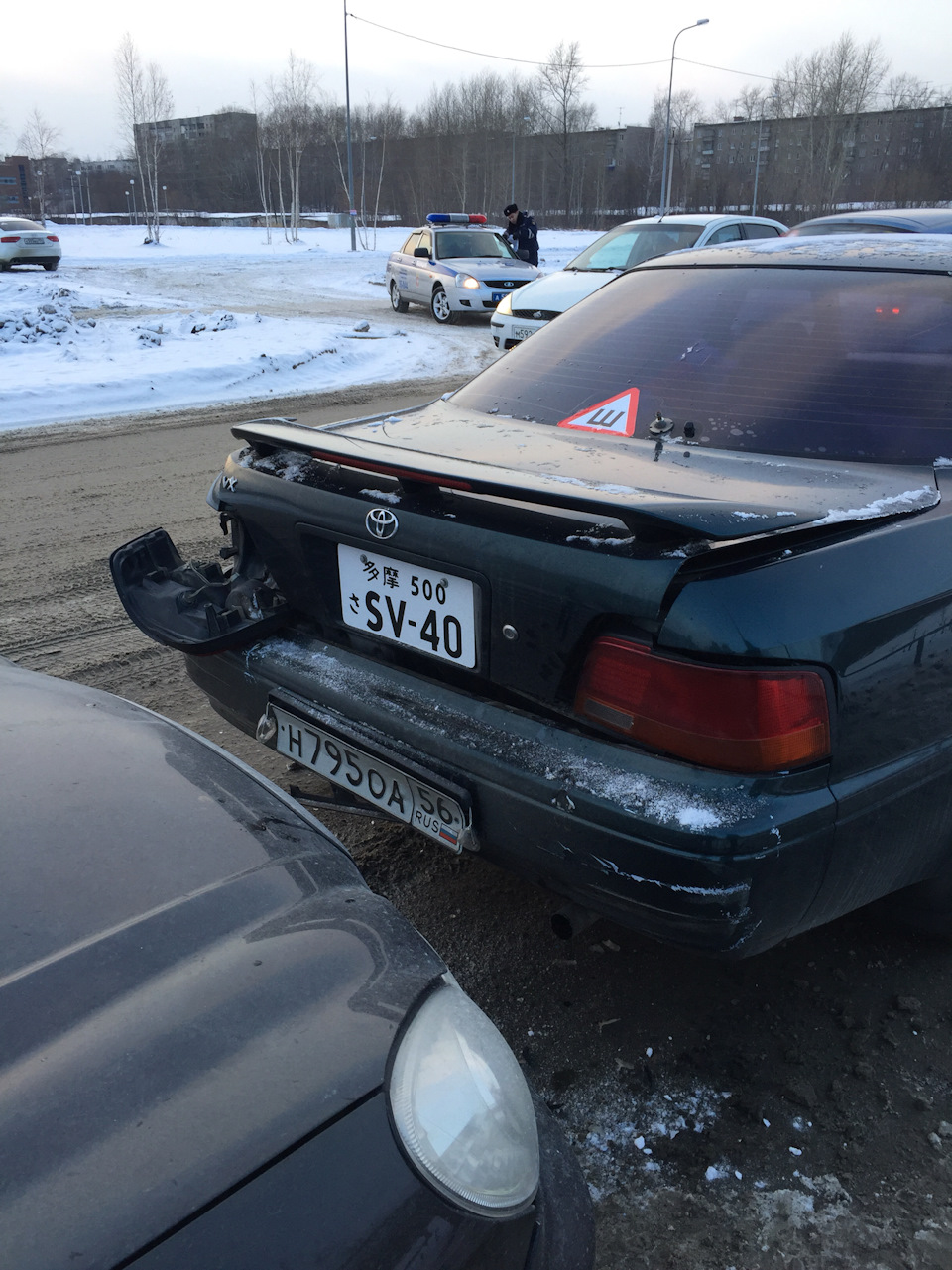 Жена майора ГИБДД или пьяная блондинка за рулем — Toyota Vista (40), 1,8 л,  1994 года | ДТП | DRIVE2