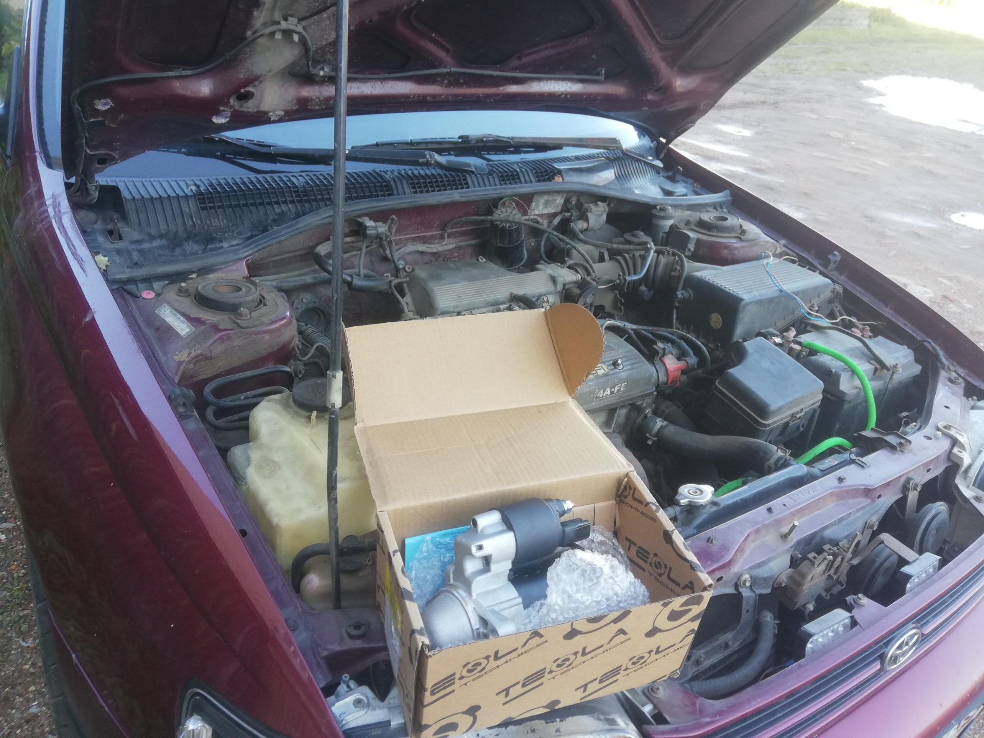 Новенький запускатель дрыгателя — Toyota Carina E, 1,6 л, 1994 года ...