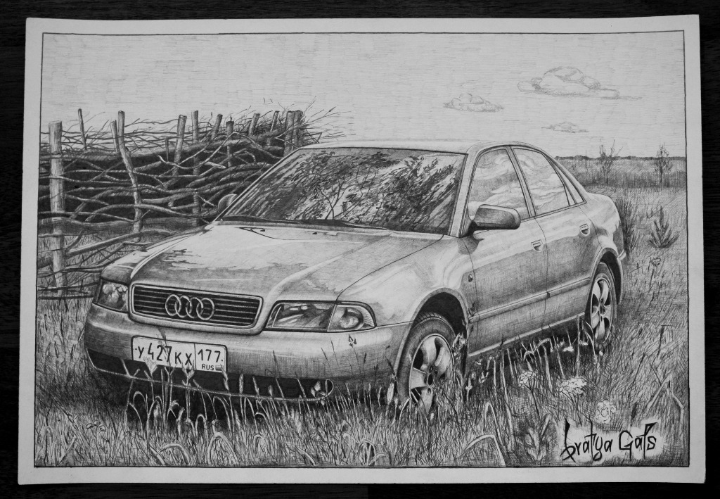 Рисунок а4 а3. Audi a6 с4 карандаш. Рисунок Ауди а6 с4 универсал. Ауди 100 с4 карандашом. Ауди а4 б5 набросок.