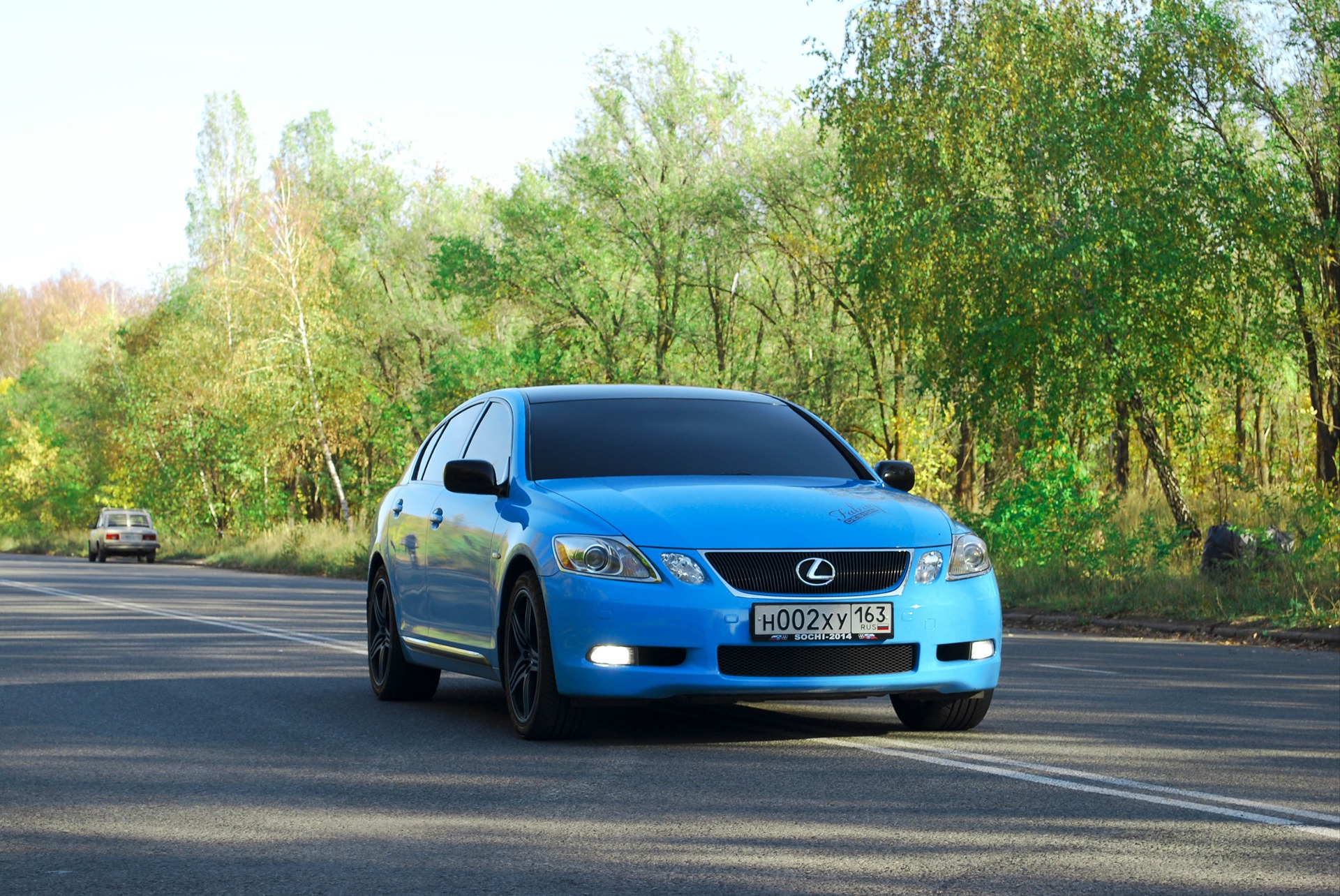 Lexus GS 450 Blue & Lada Kalina — DRIVE2