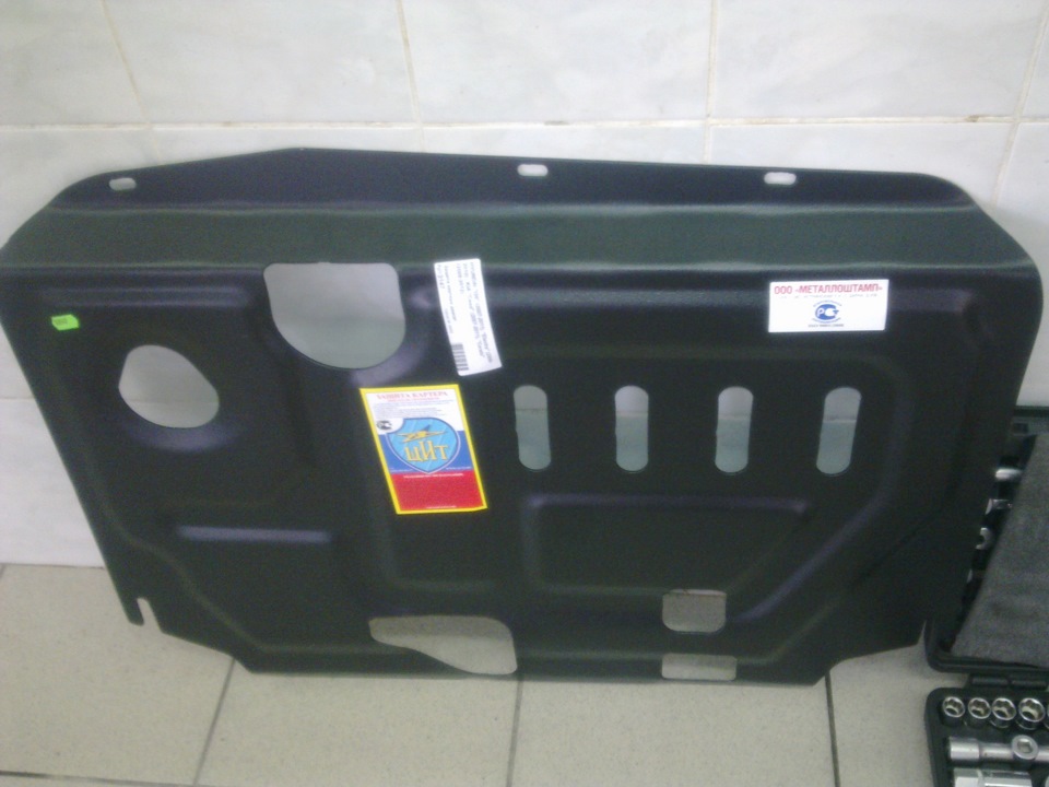 защита картера — KIA Ceed (1G), 1,6 л, 2012 года | аксессуары | DRIVE2