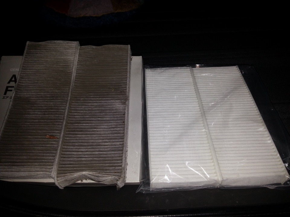 Фильтры салона. — Nissan Pathfinder (3G), 2,5 л, 2012 года | своими ...