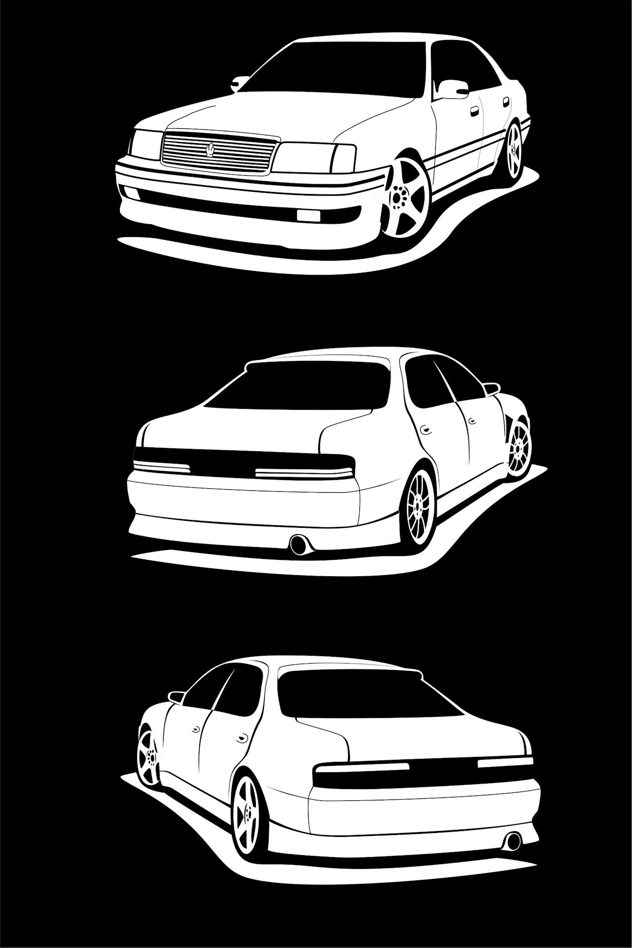 Mark 2 jzx90 рисунок