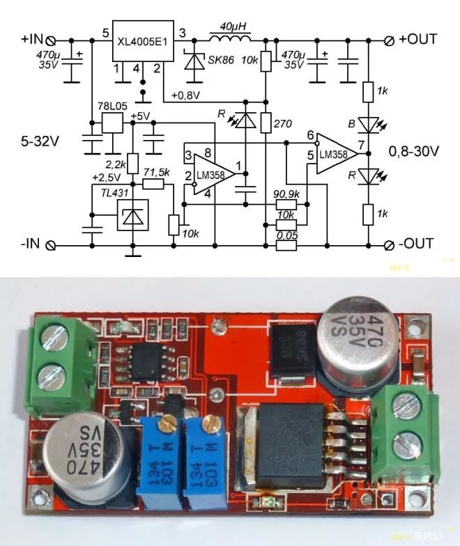 Xl4016 datasheet на русском схема