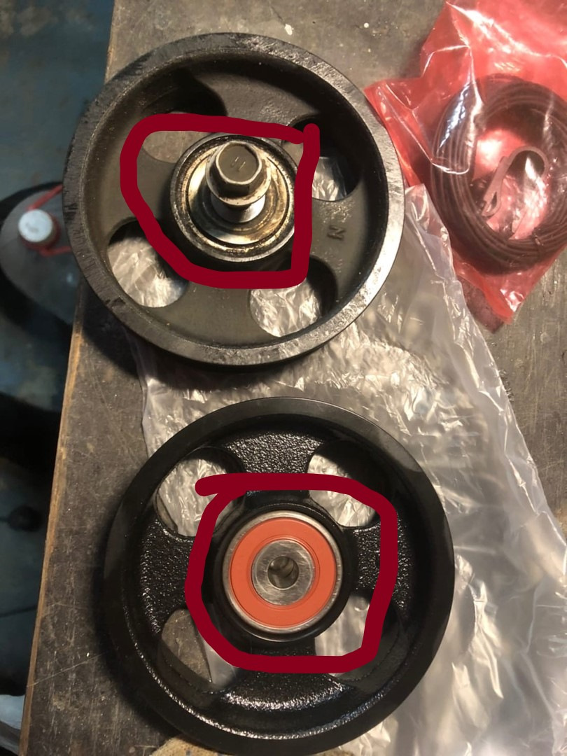 №217. Обводной ролик. Подшипник натяжного ролика. — Toyota Camry (XV50 ...