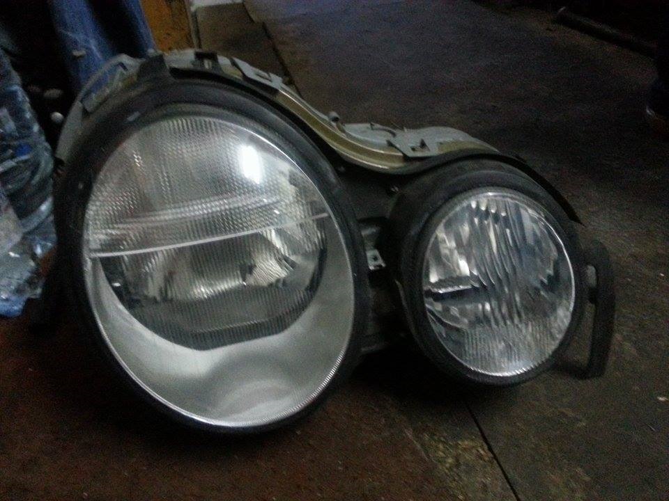 Полировка фар — Mercedes-Benz E-class (W210), 2,2 л, 1996 года | своими ...